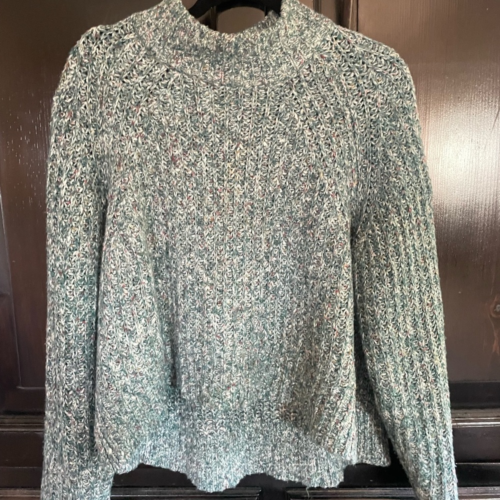 Silence & Noise Blueish/Green Sweater